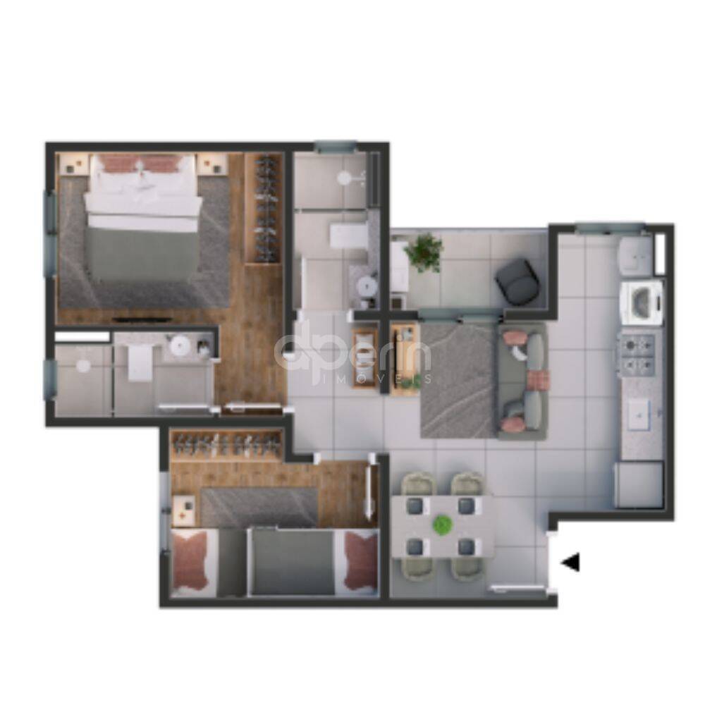 Apartamento, 2 quartos - Foto 13